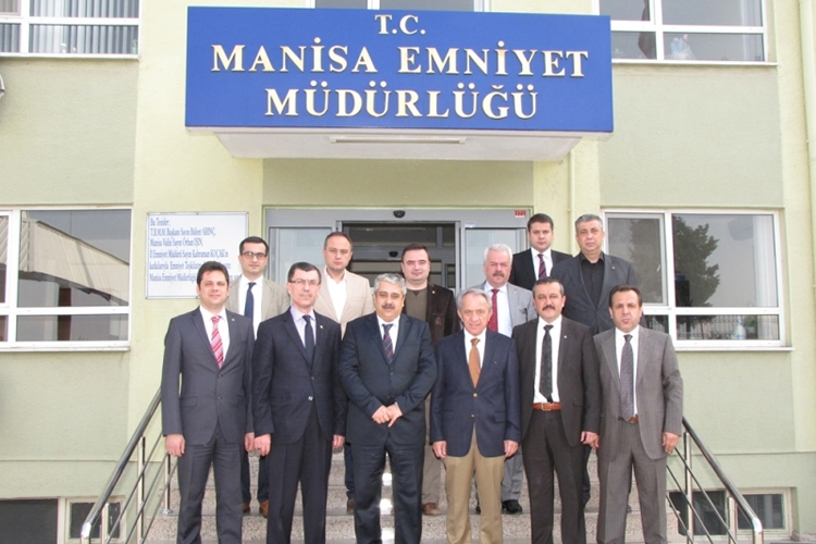 Odamız Yönetim Kurulu  Emniyet Müdürü Erhan Alkaya’yı Ziyaret Etti