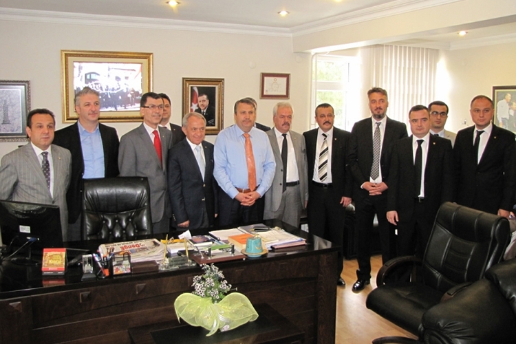 Odamızdan Yunusemre Belediye Başkanı Mehmet Çerçi’ye Tebrik Ziyareti