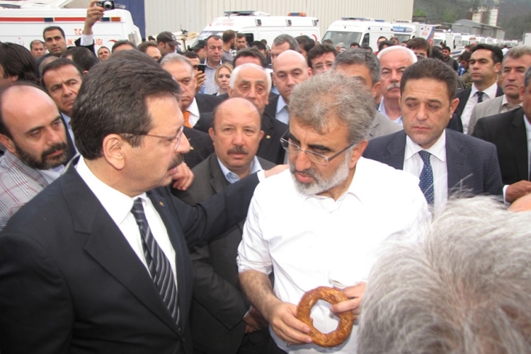 TOBB Başkanı Hisarcıklıoğlu İle Manisa Oda ve Borsa Başkanları Soma’da İncelemelerde Bulundu