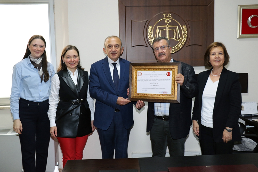 Yönetim Kurulu Başkanımız Mehmet Yılmaz Mazbatasını Aldı